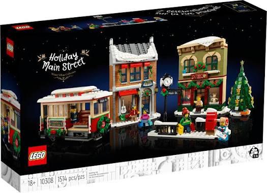 Lego 10308 Icons Kerst Dorpsstraat NIEUW in doos, Ophalen of Verzenden, Nieuw
