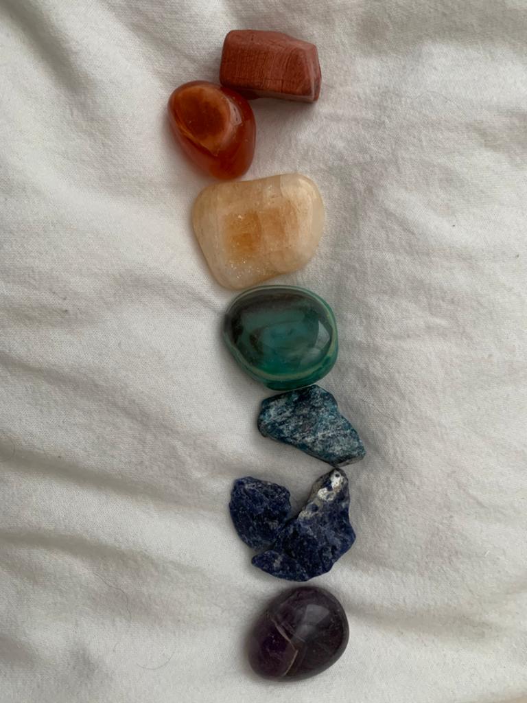 Chakra stenen, Ophalen of Verzenden, Zo goed als nieuw