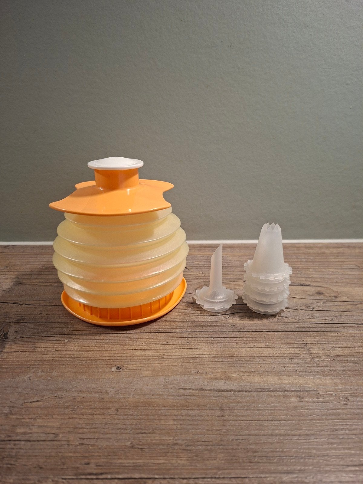 Tupperware harmonika., BPA-vrij, Overige typen, Oranje, Ophalen of Verzenden