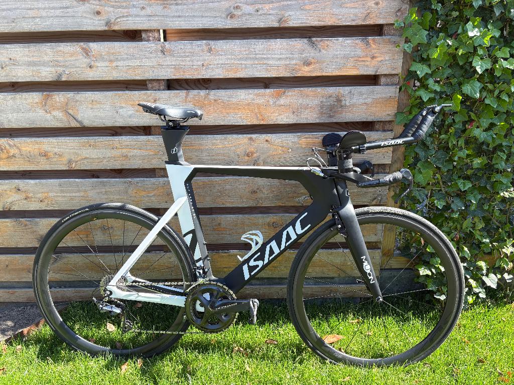 Isaac muon tijdrit/ triatlon fiets maat 56 (L), Gebruikt, Carbon, Velgrem, Meer dan 20 versnellingen