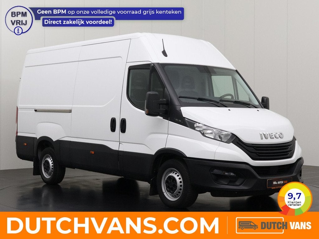 Iveco Daily 35S16 L2H2 | 3500Kg Trekhaak | Airco | 3-Zits |, Auto's, Stof, Gebruikt, Zwart, 156 pk