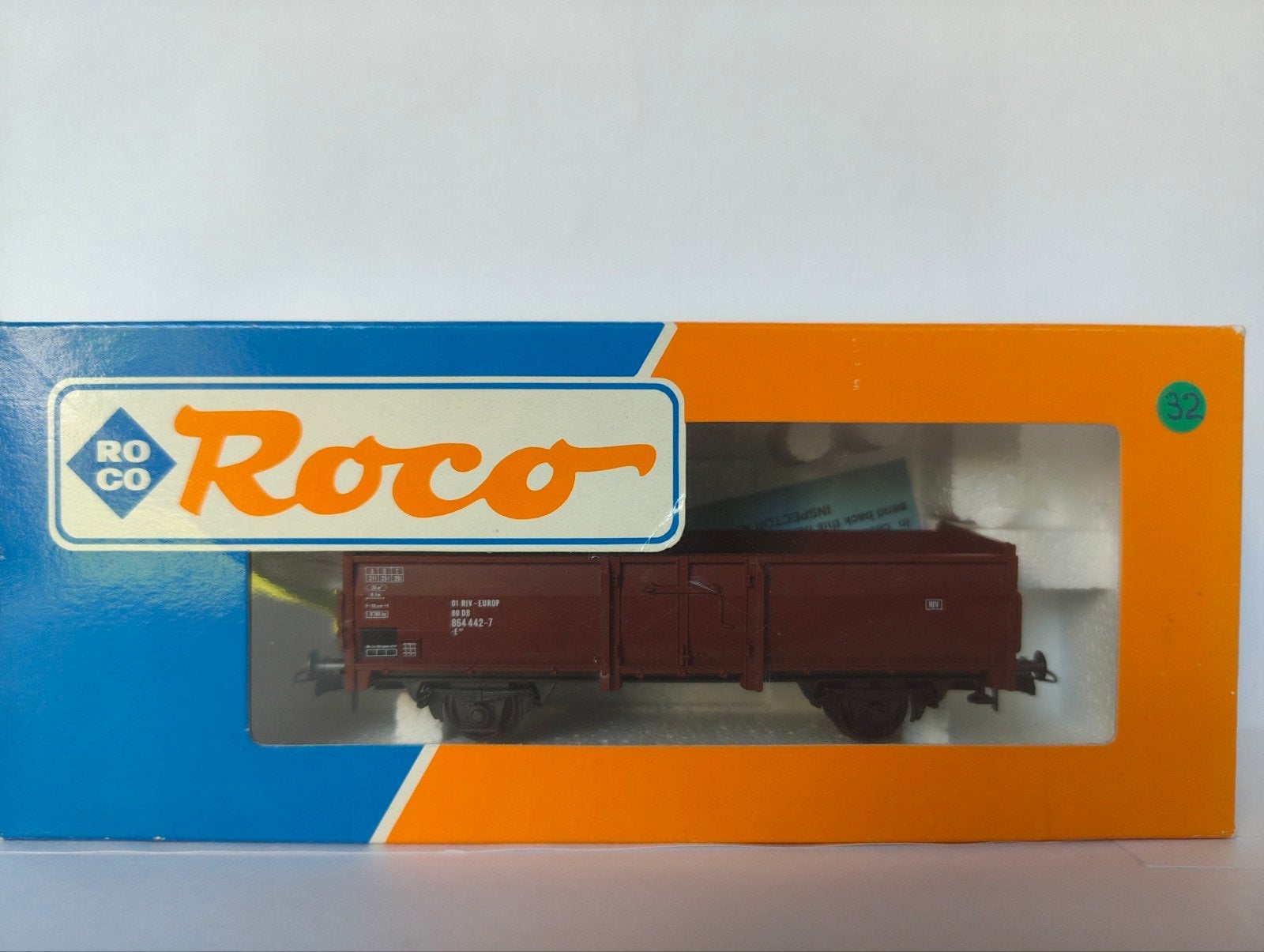 Roco 46010 open bakwagen  van de DB, nieuwstaat in ovp, Gelijkstroom, Wagon, Ophalen of Verzenden, Zo goed als nieuw