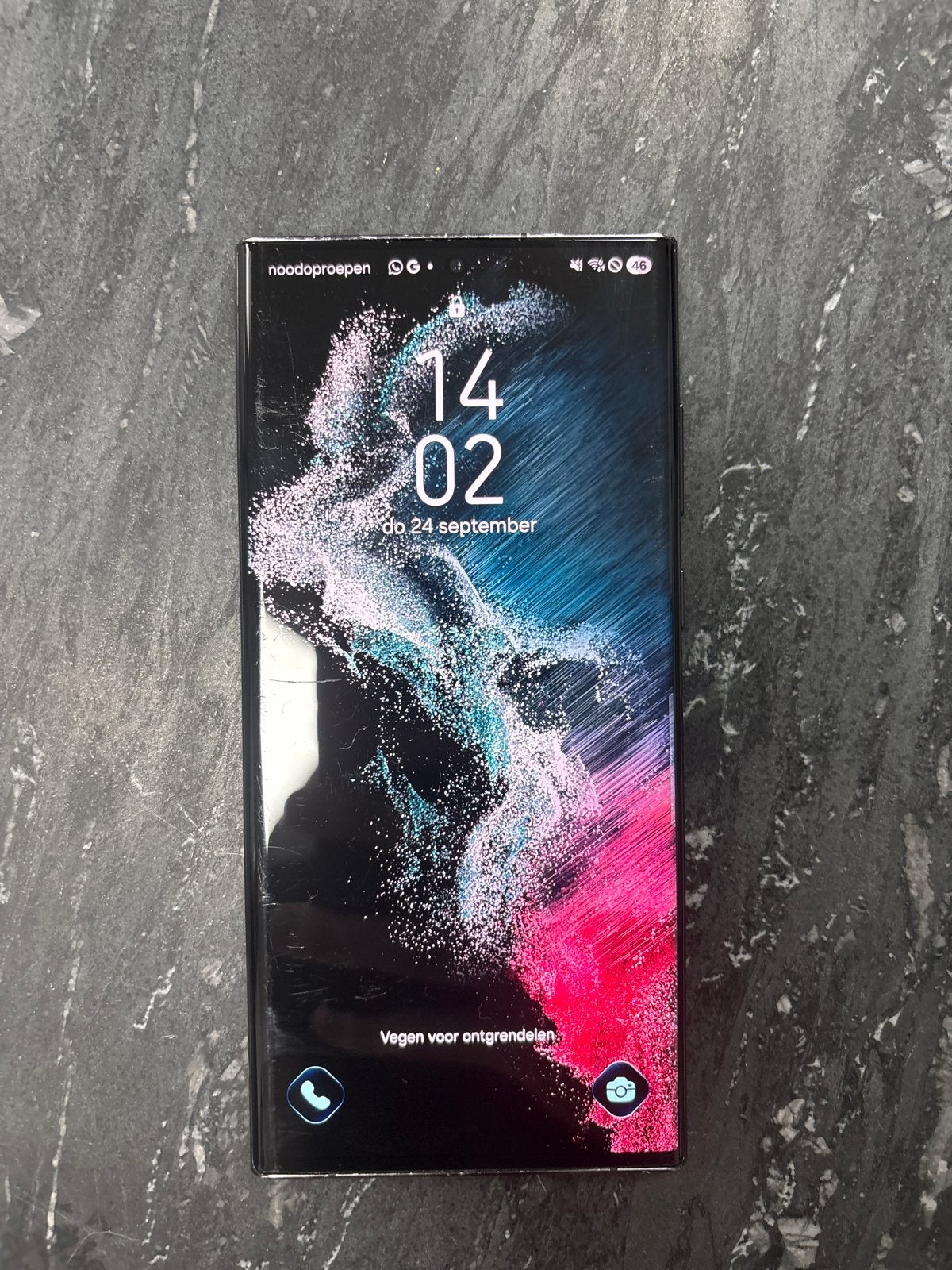 Samsung Galaxy S22 Ultra 256GB Zwart - Gebruikt