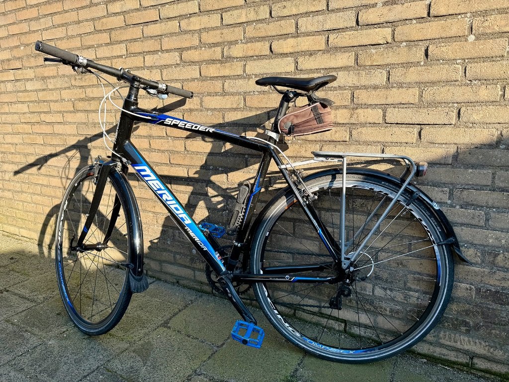Sportieve fiets en ideaal voor woon-werkverkeer, Gebruikt, Velgrem, 53 tot 57 cm, Ophalen