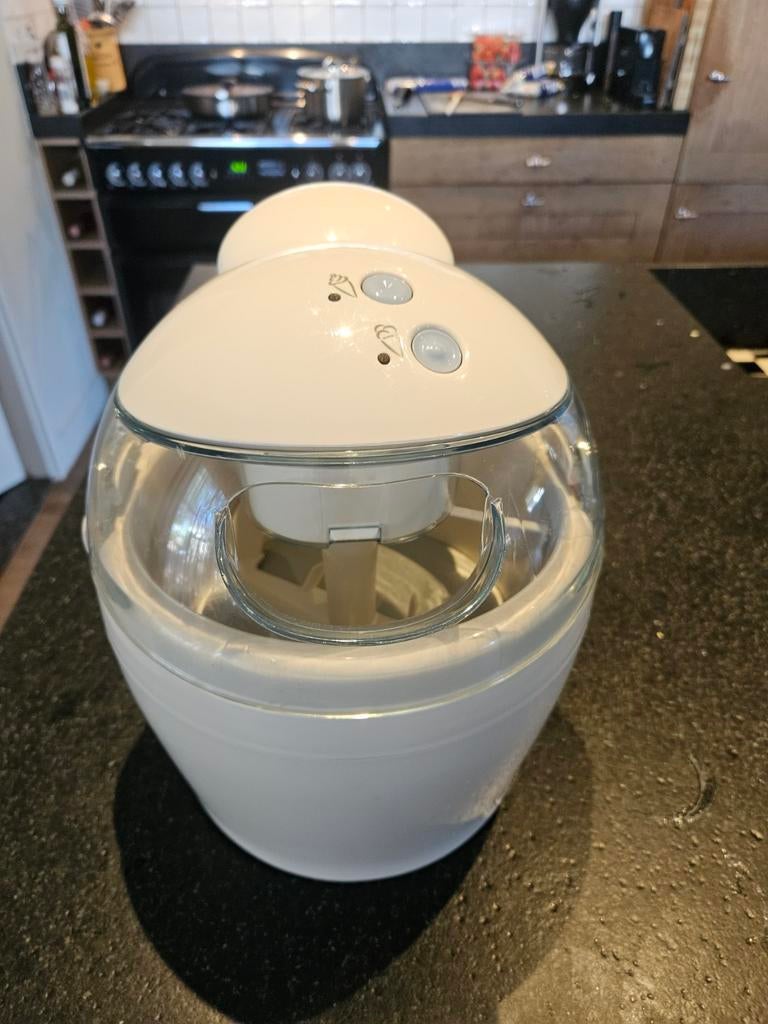 Philips Cucina IJsmachine - Maak zelf heerlijk ijs!, Witgoed en Apparatuur, IJsmachines, Gebruikt, Ophalen of Verzenden