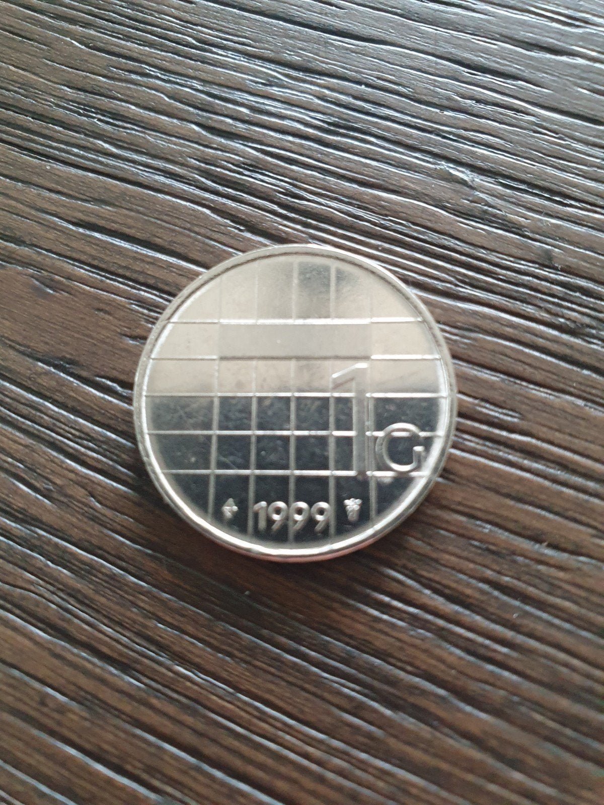 Nederlandse 1 gulden munt 1999 nikkel Beatrix, Ophalen of Verzenden