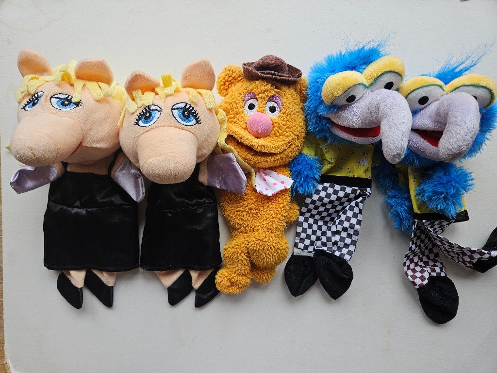 Muppets handpoppen 5 Stuks Albert Heijn, Ophalen of Verzenden, Zo goed als nieuw, Overige typen