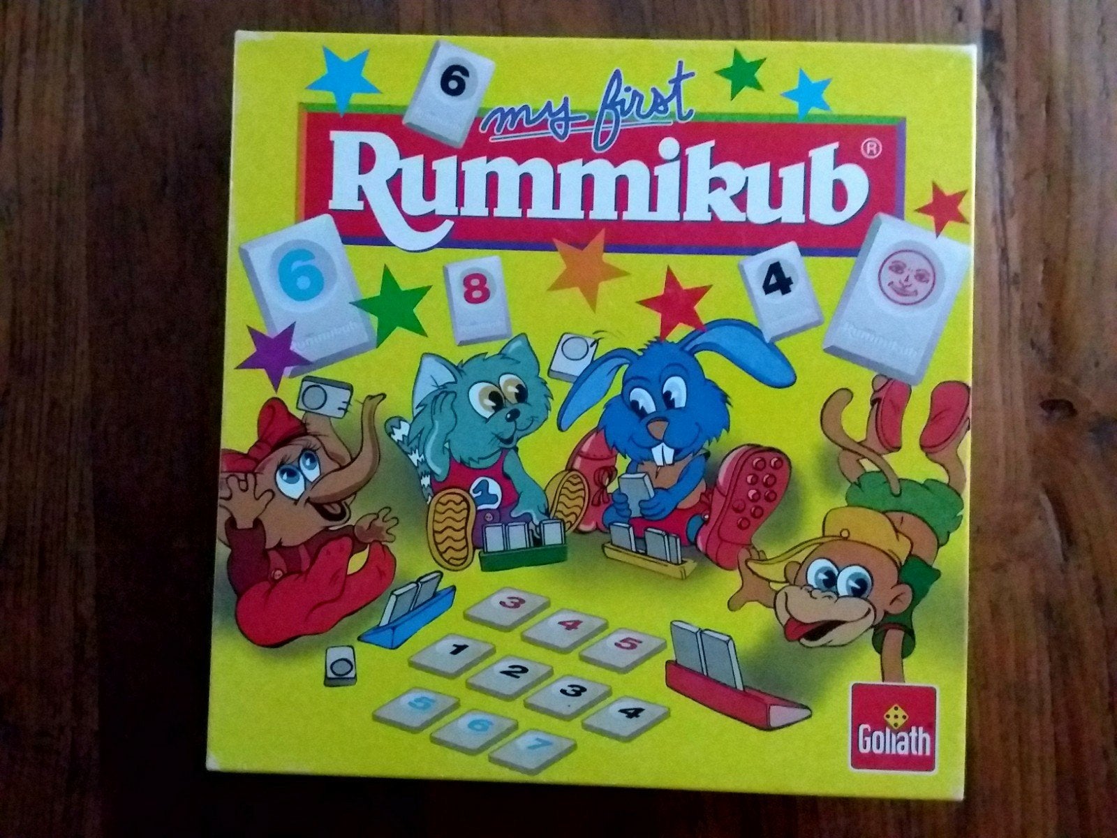 Mij first rummikub   zgan leerzaam 4-10 jaar  2-4 spelers, Ophalen of Verzenden, Zo goed als nieuw