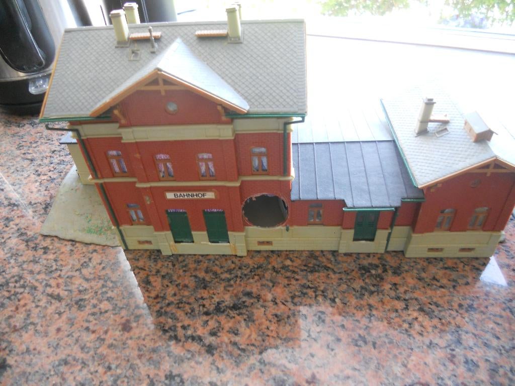 Station en goederenloods, Overige merken, Gebruikt, Gelijkstroom of Wisselstroom, Brug, Tunnel of Gebouw