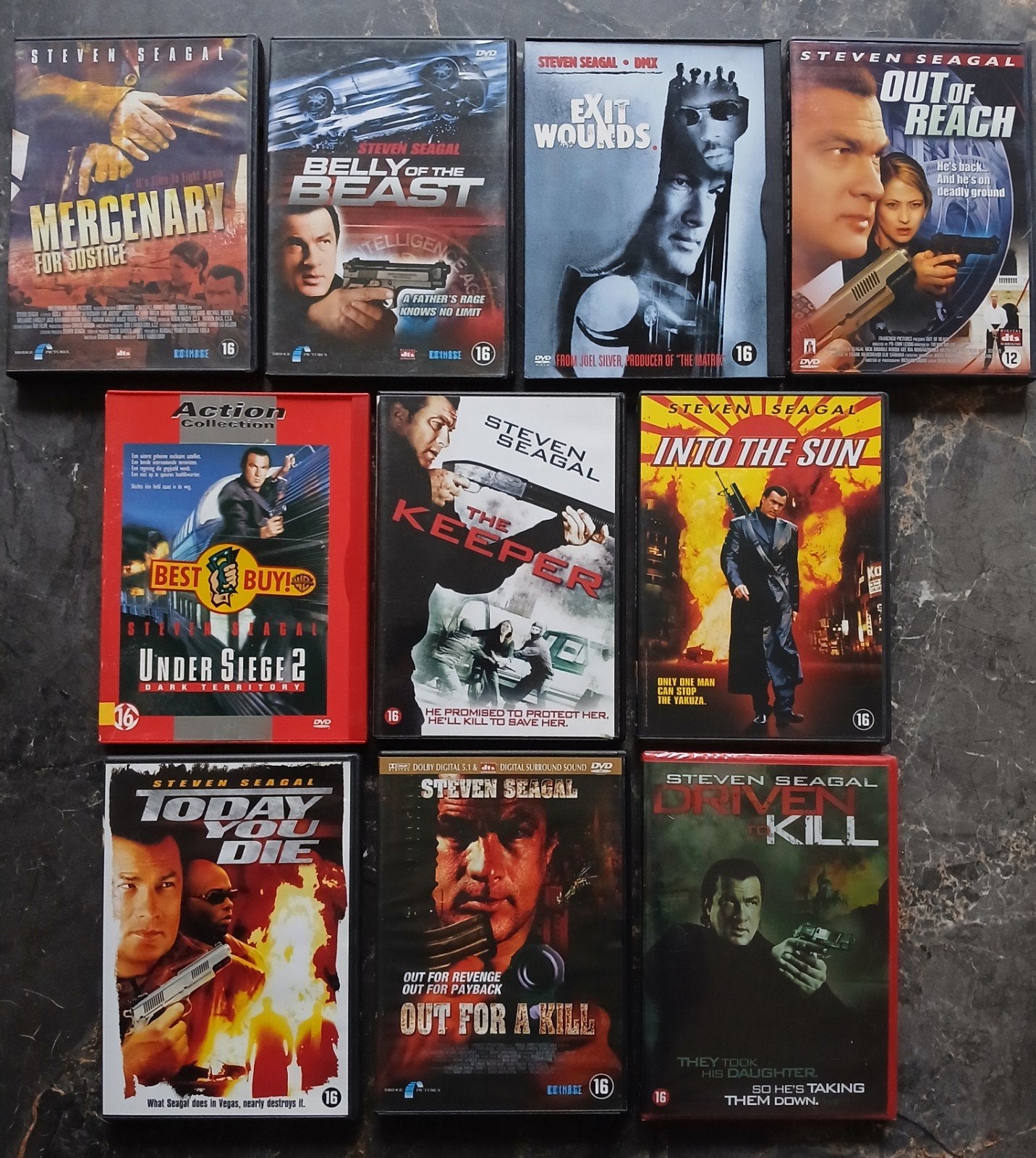 steven seagal dvd's ( zie prijs entitels in  beschrijving ), Vanaf 16 jaar, Ophalen of Verzenden, Nieuw in verpakking