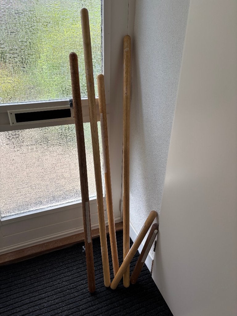 trap leuningen diverse lengtes met steunen, Doe-het-zelf en Verbouw, Ladders en Trappen, Ophalen, Gebruikt, Minder dan 2 meter
