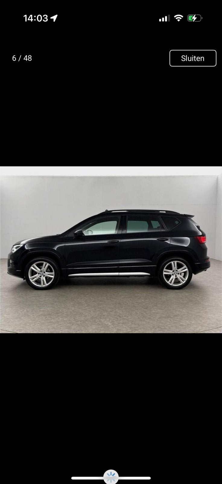 Seat Ateca 1.5 Ecotsi 150pk Dsg-7 2020 Zwart, Auto's, 1498 cc, 4 cilinders, Ateca, Zwart