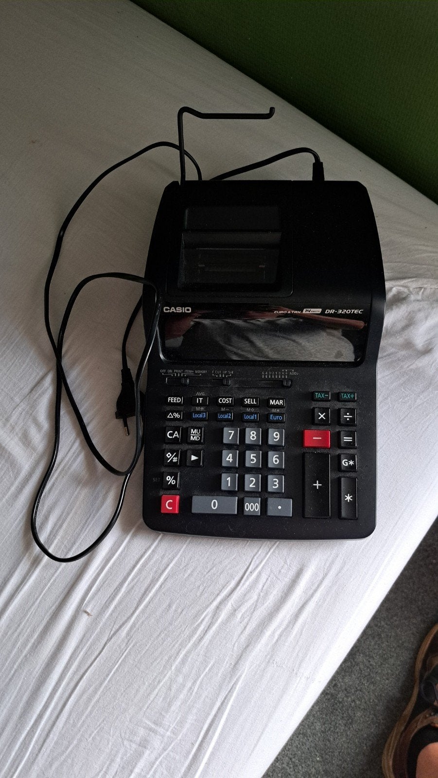 Casio DR-320TEC, Ophalen, Nieuw