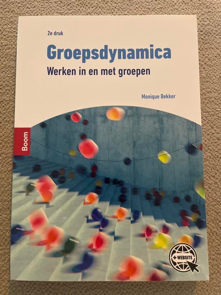Groepsdynamica: Werken in en met groepen - Monique Bekker, Ophalen of Verzenden, Gamma, Zo goed als nieuw, HBO