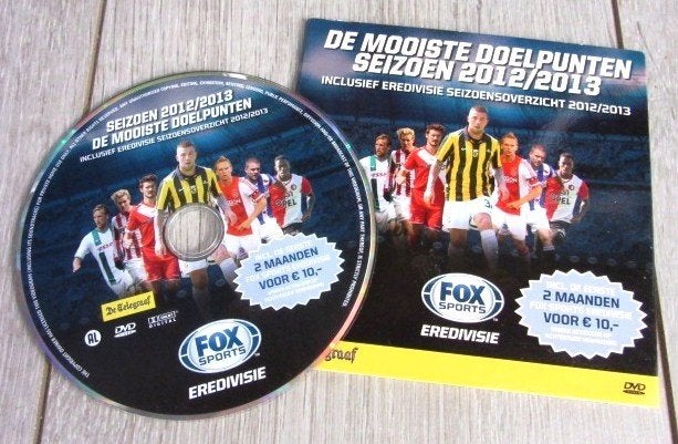 DVD Eredivisie voetbal - de mooiste doelpunten 2012 2013, Ophalen of Verzenden, Zo goed als nieuw, Overige binnenlandse clubs