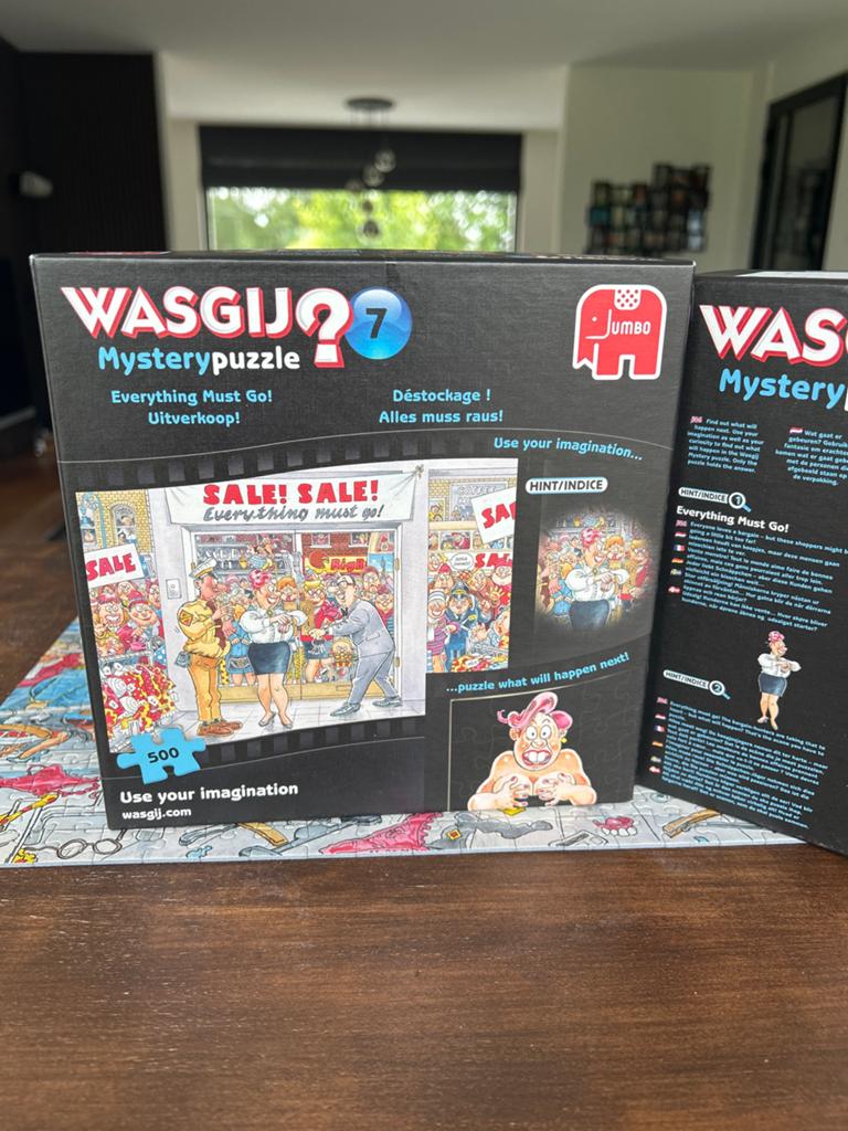 Wasgij Mystery 7: Everything Must Go! Legpuzzel 500 stukjes, Ophalen of Verzenden, Minder dan 500 stukjes, Zo goed als nieuw, Legpuzzel