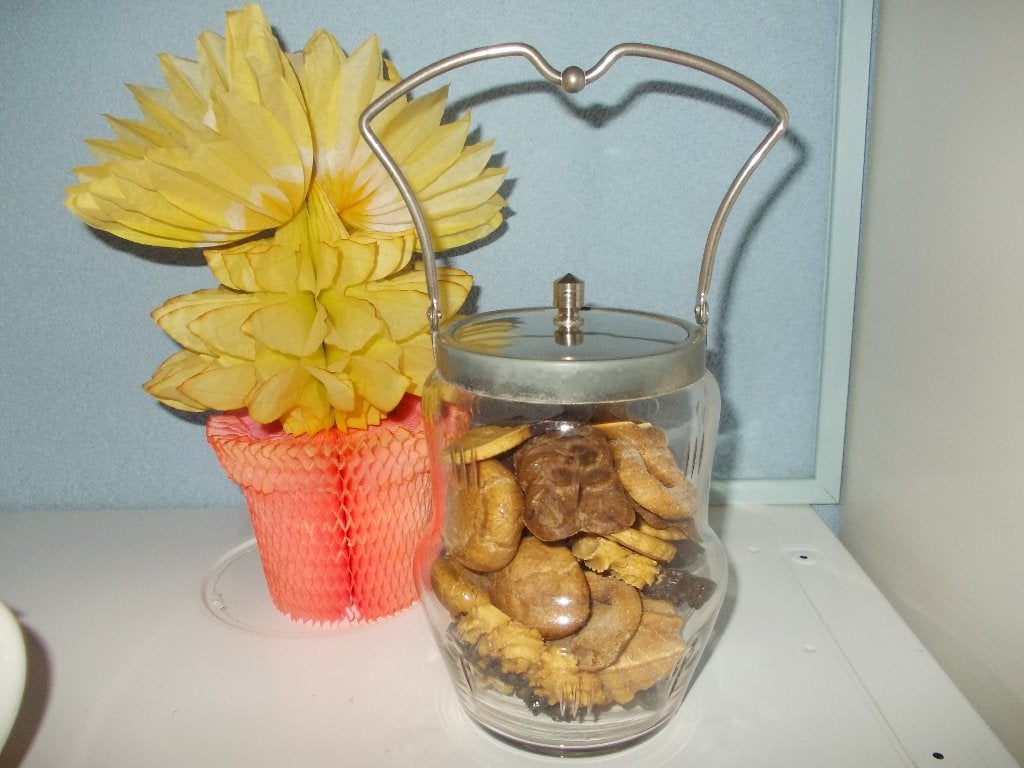 antieke koekjes pot inclusief brood deeg koekjes, Ophalen
