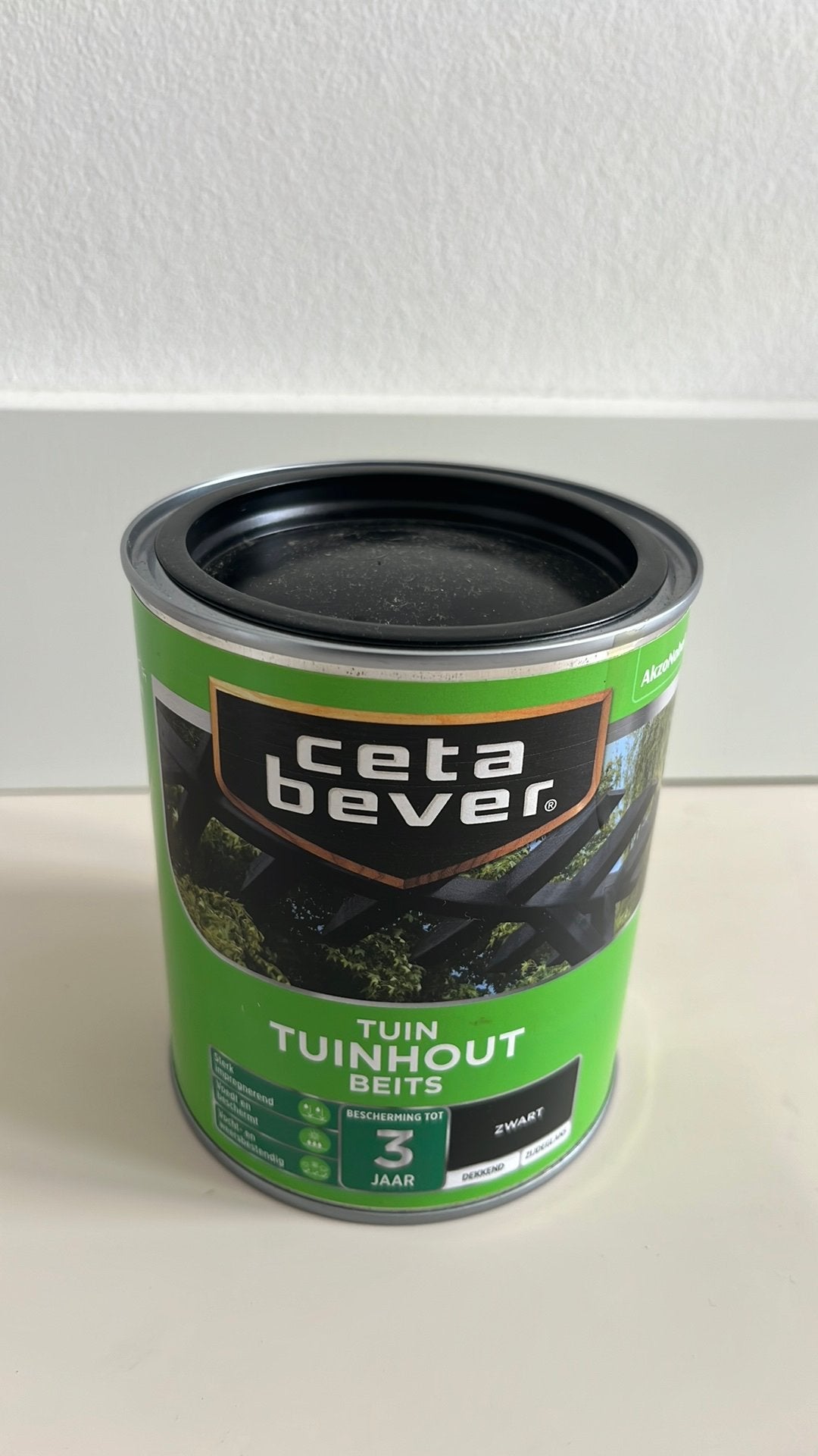 Ceta Bever tuinhout beits, Ophalen, Zwart, Nieuw, Beits