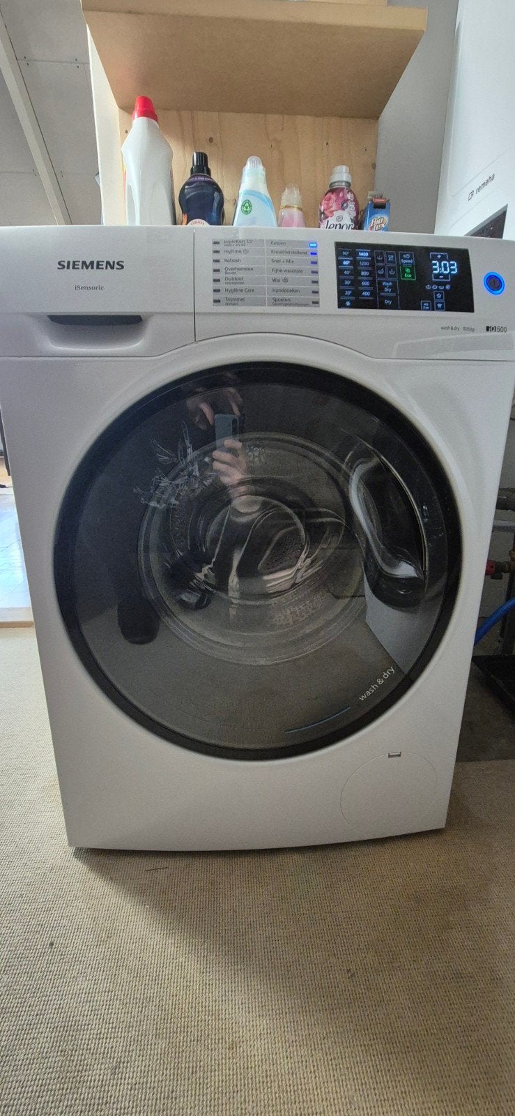 Siemens iQ500 wasdroger (defect) - voor de doe-het-zelver, Ophalen, Overige typen, 8 tot 10 kg, Voorlader