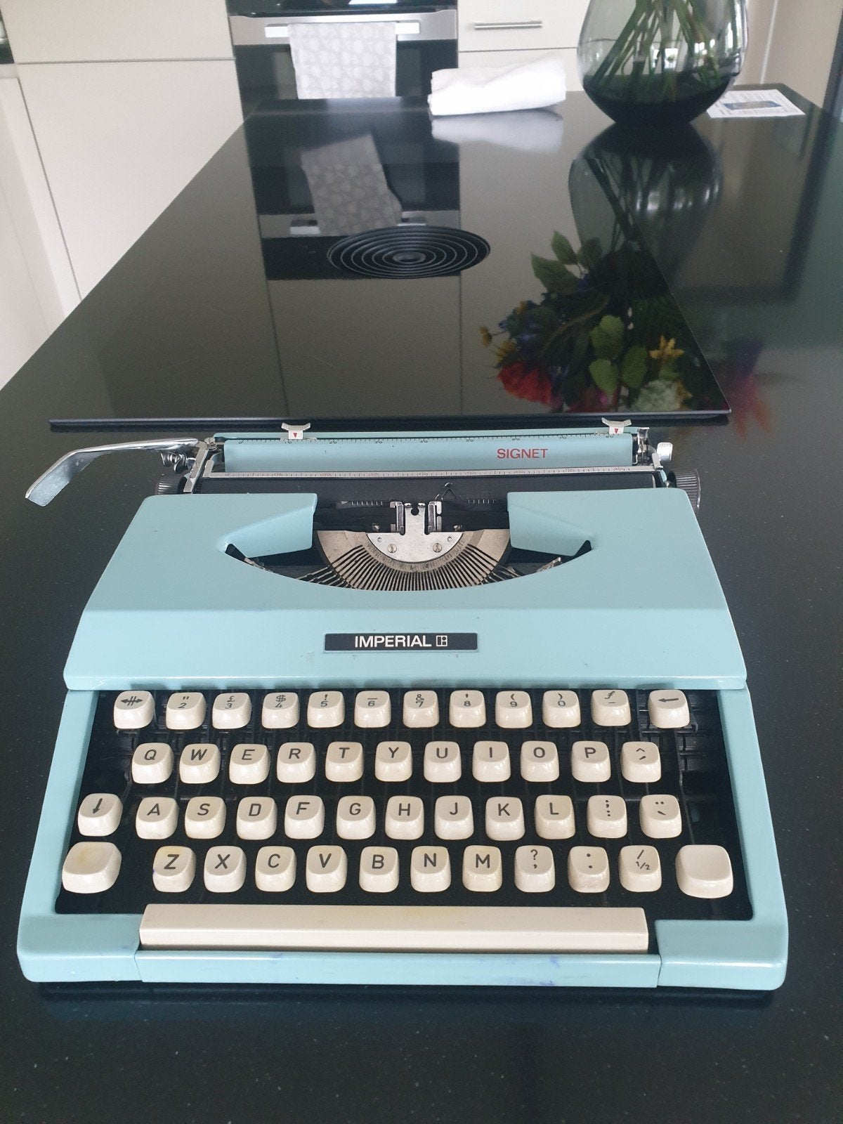 Vintage Imperial Signet typemachine, Diversen, Typemachines, Ophalen of Verzenden, Gebruikt