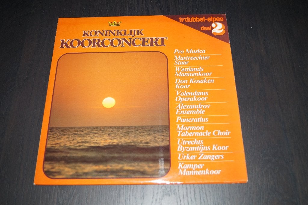 LP Koninklijk Koorconcert dubbel LP - krasvrij 1745, Ophalen, Pop, Inclusief binnenhoes, Zo goed als nieuw