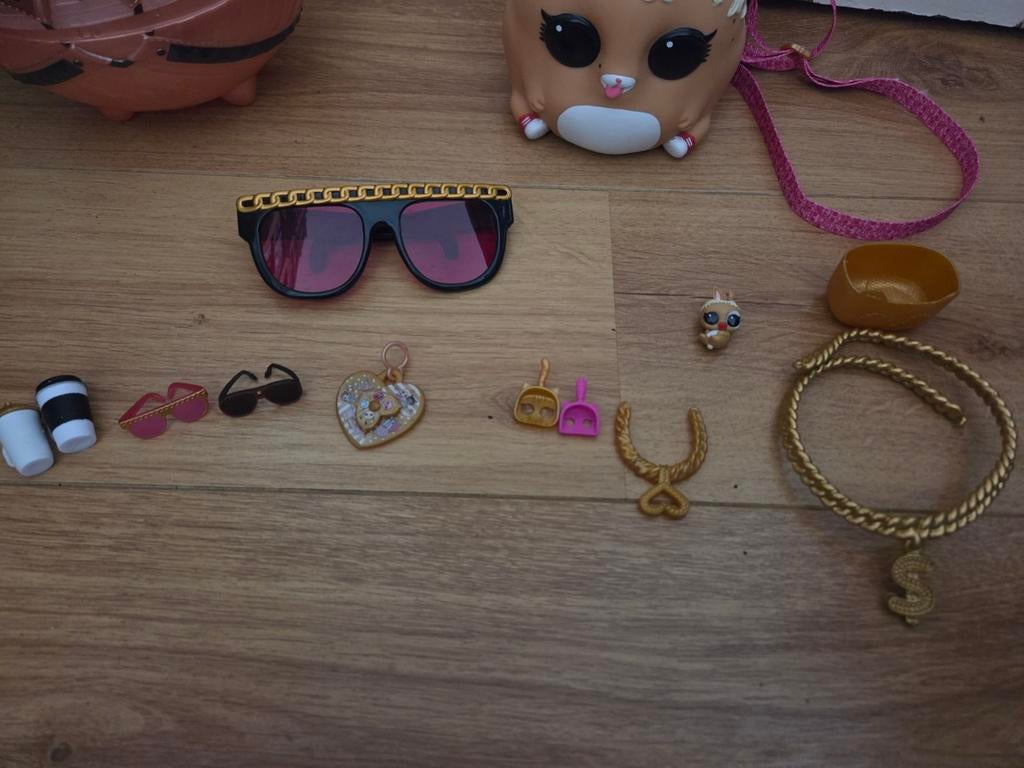 LOL Surprise Big hamster spaarpot/rugtas met accessoires, Ophalen of Verzenden, Zo goed als nieuw, Meisje