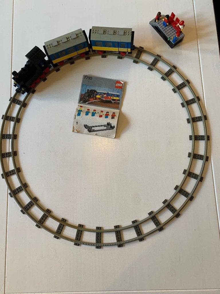 Lego 7710 Passagier Hand Trein, Gebruikt, Lego, Ophalen of Verzenden, Compleet