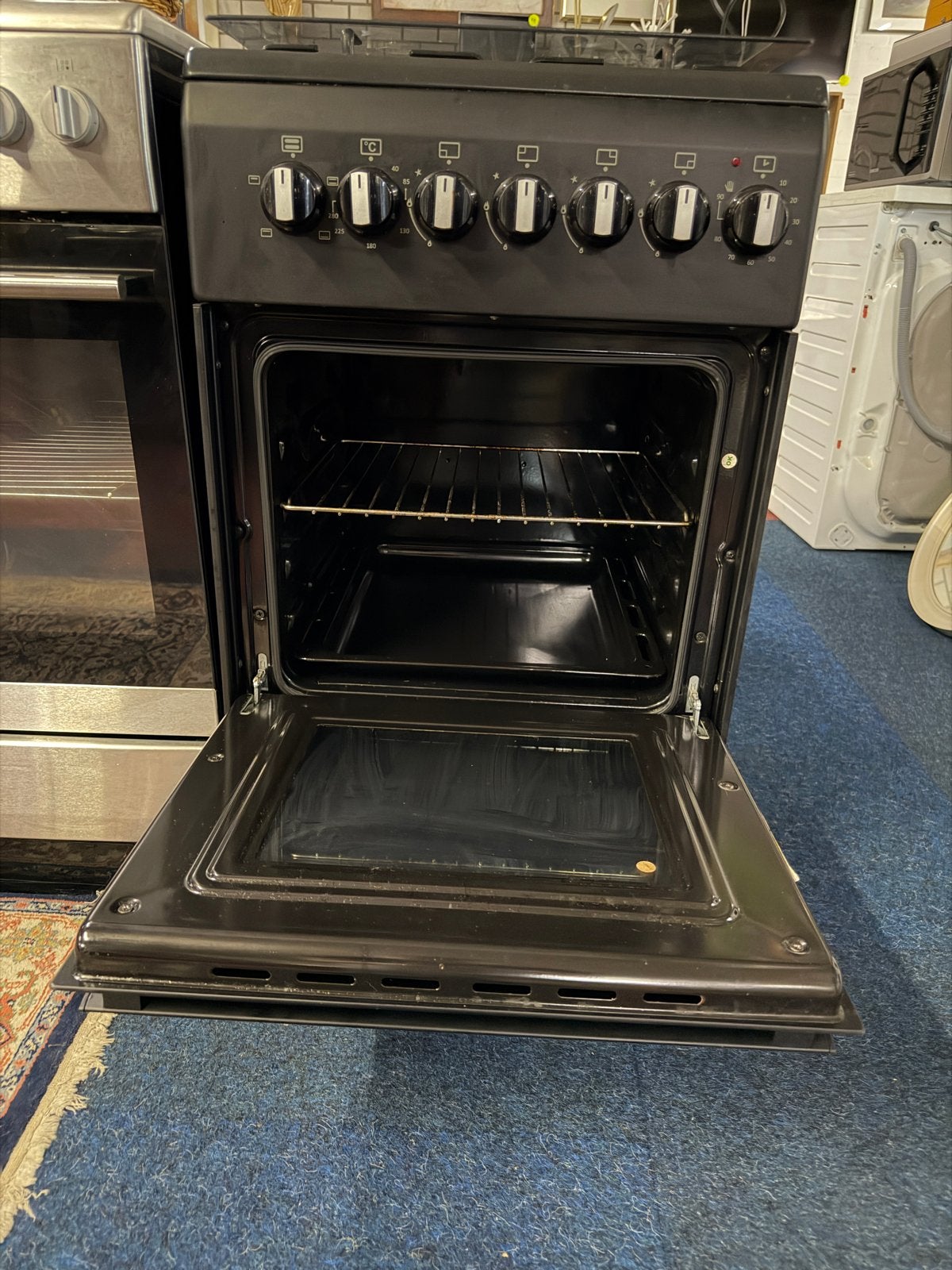 Wiboo gasfornuis met oven, Gebruikt, Gas, 85 tot 90 cm, 4 kookzones