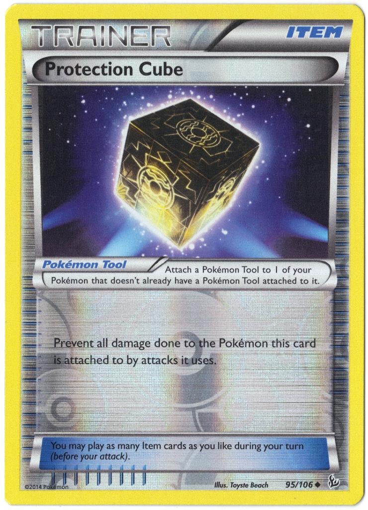 Flashfire,  Protection Cube [reverse] 95/106, Verzenden, Nieuw, Losse kaart