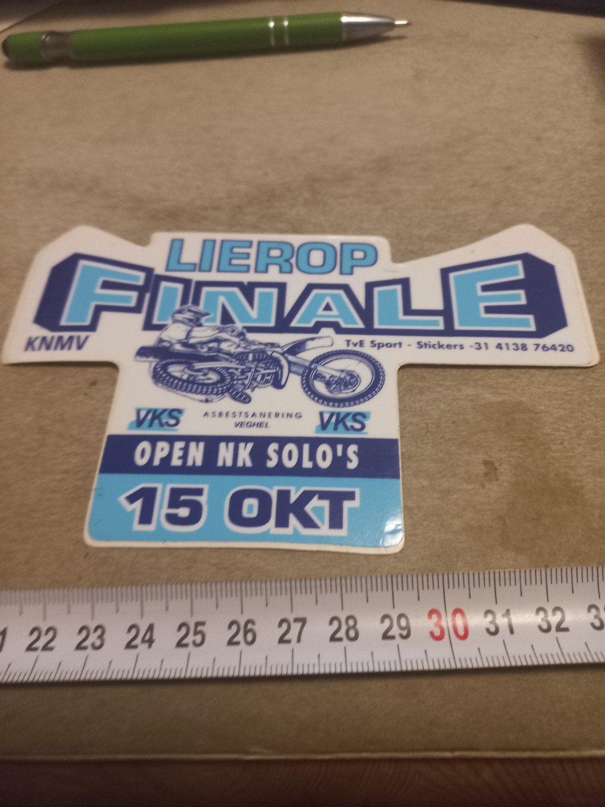 Lierop Finale KNMV Open NK Solo's Sticker, Verzamelen, Ophalen of Verzenden