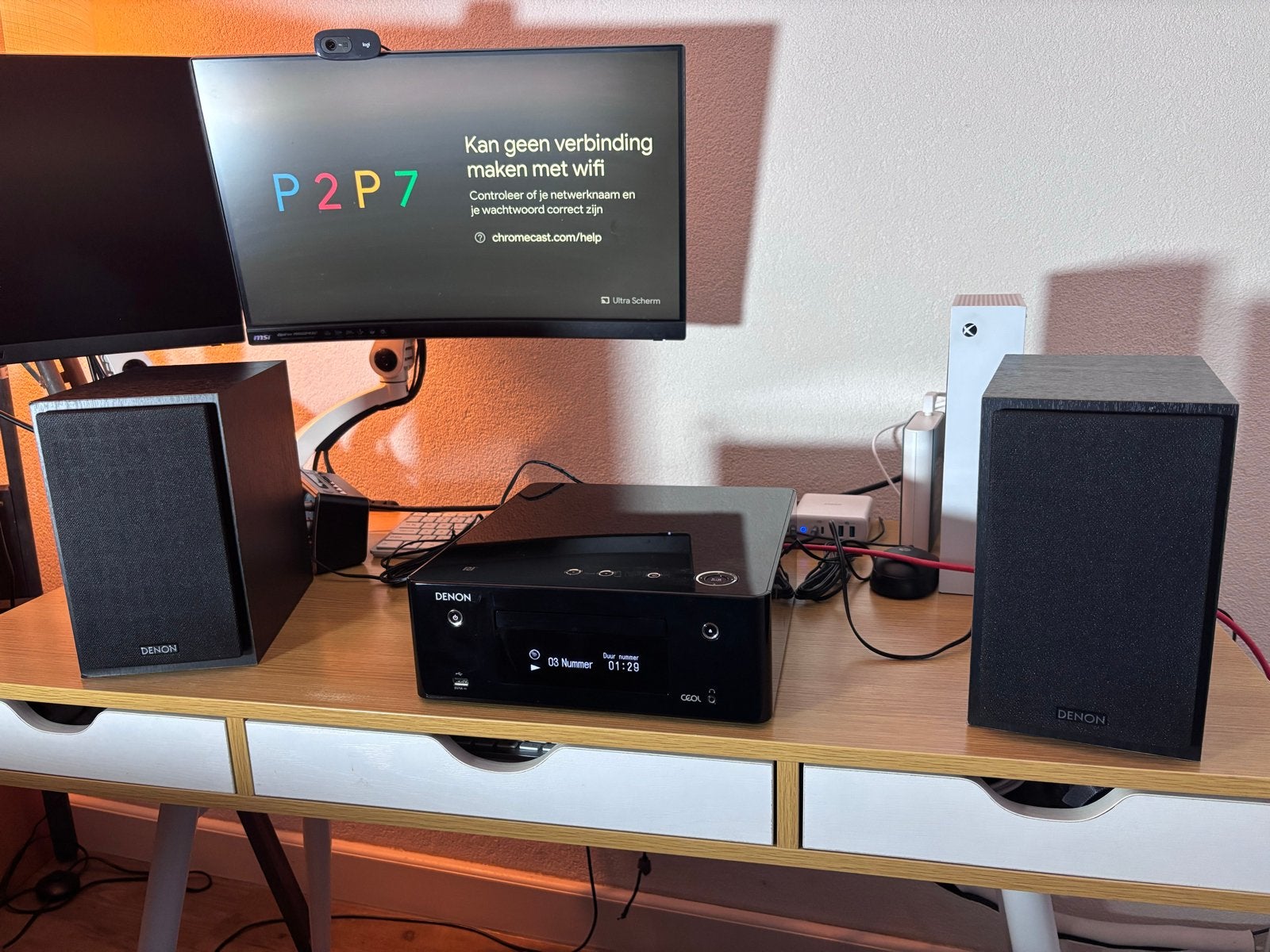 Denon CEOL RCD-N9 Netwerk CD Receiver met Speakers, Audio, Tv en Foto, Stereo-sets, Denon, Ophalen of Verzenden, Zo goed als nieuw