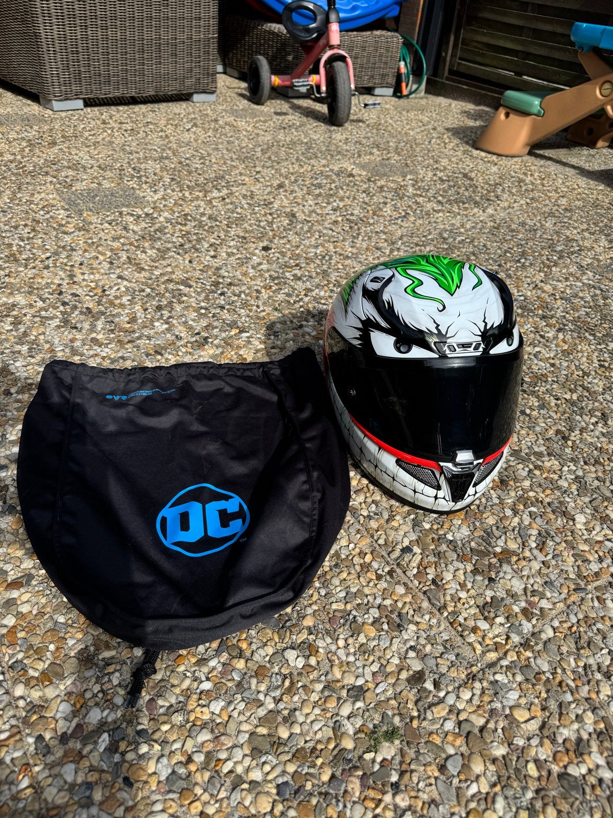 HJC RPHA 11 Marvel DC Joker integraal helm met Sena 30k, Motoren, Heren, HJC, Ophalen of Verzenden, Integraalhelm