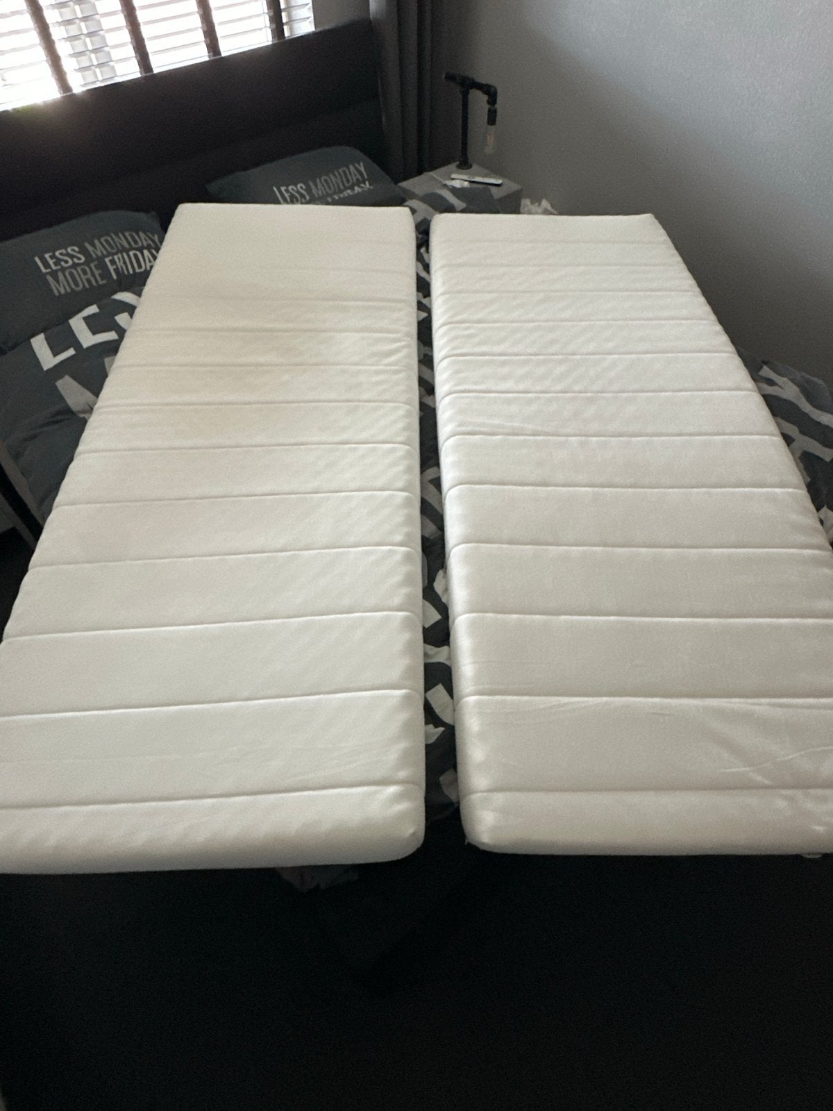 2 x IKEA ÅSVANG Matras 80x200 cm, Ophalen, Eenpersoons, Zo goed als nieuw, 80 cm