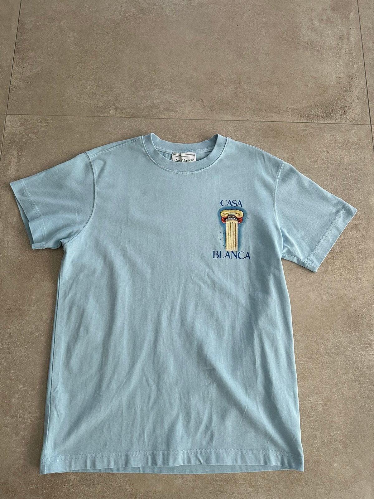 Casablanca T shirt lichtblauw, Ophalen, Zo goed als nieuw, Blauw