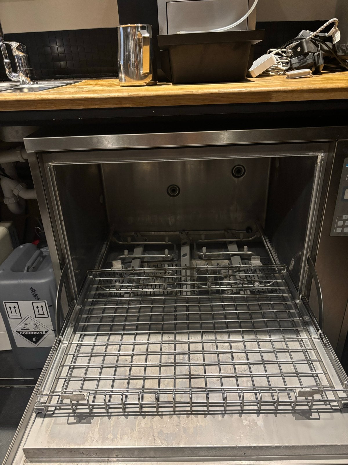 Winterhalter GS 630 professionele vaatwasser + toebehoren, Ophalen, Gebruikt, Minder dan 85 cm, 60 cm of meer