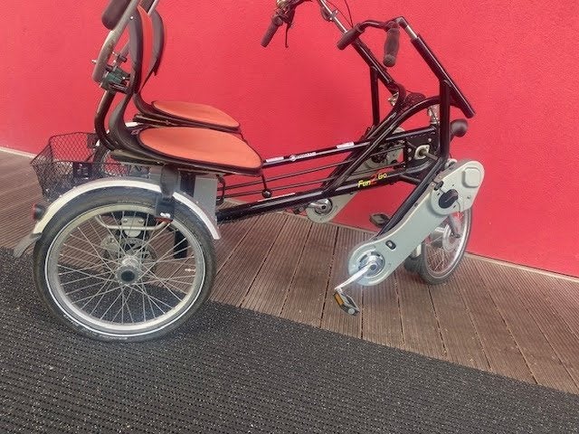 Van Raam Fun2Go met elektrische ondersteuning., Fietsen en Brommers, Fietsen | Driewielfietsen, Gebruikt, Ophalen of Verzenden