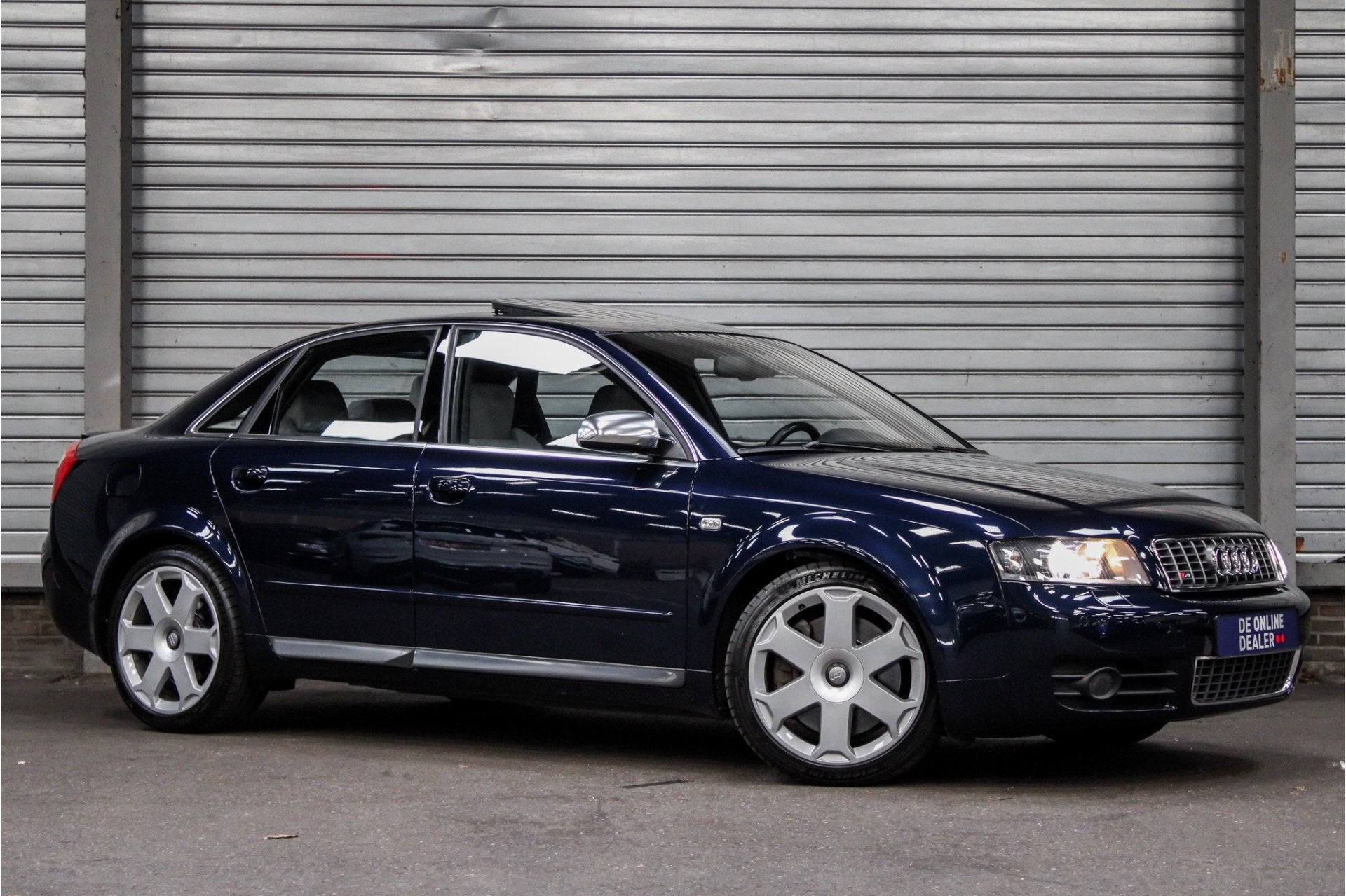 Audi S4 Limousine 4.2 V8 QUATTRO Exclusive |Uniek|Zeermooi|V, Automatische klimaatregeling, Gebruikt, Blauw, Leder