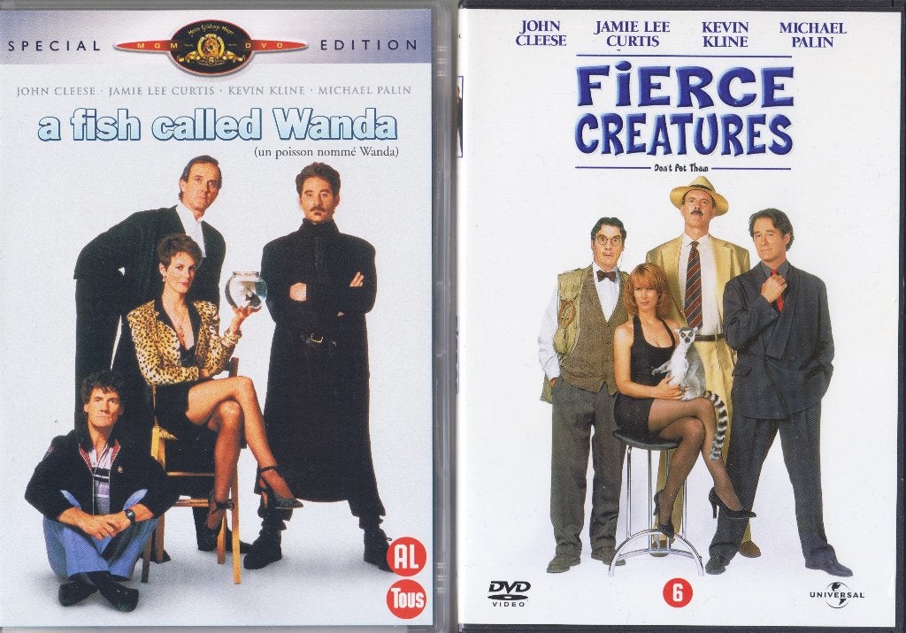 A Fish Called Wanda + Fierce Ceatures ( John Cleese ), Alle leeftijden, Verzenden, Gebruikt, Nederlands