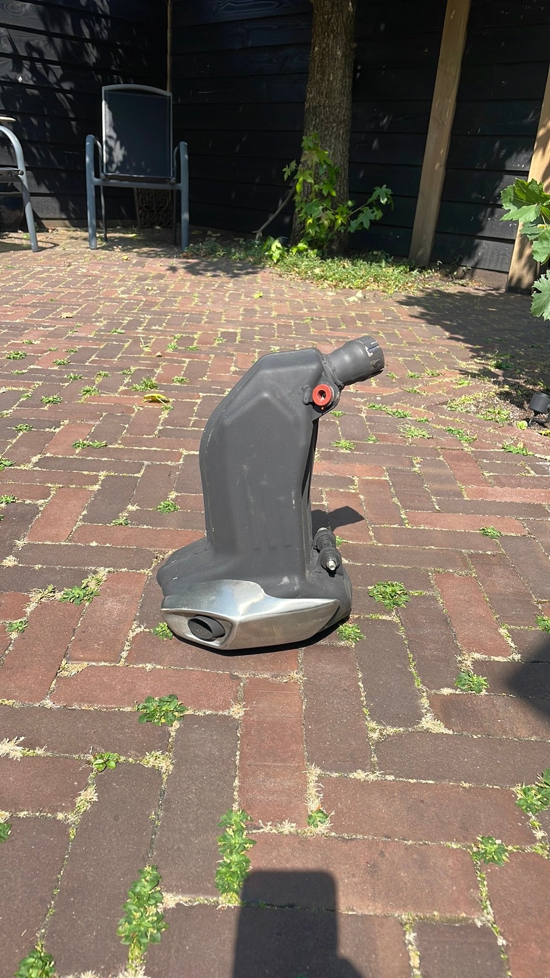 Originele KTM uitlaat Duke 390, Ophalen, Gebruikt
