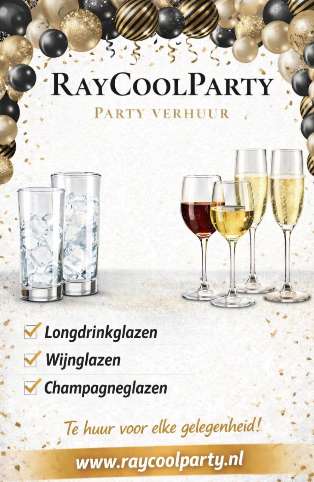 GLASWERK TE HUUR, Ophalen of Verzenden, Overige
