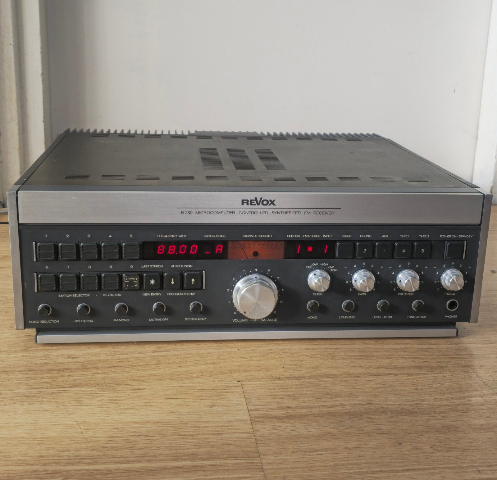 Revox B780 Microcomputer Controlled Synthesizer FM Receiver, Overige merken, Gebruikt, Tuner of Radio, Losse componenten