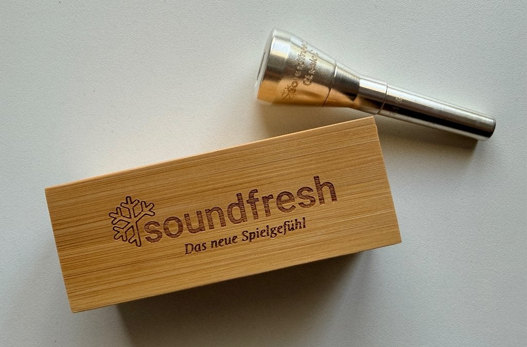 Trompet mondstuk Soundfresh/Selders Classic 2 in nieuwstaat, Ophalen of Verzenden, Zo goed als nieuw, Bes-trompet