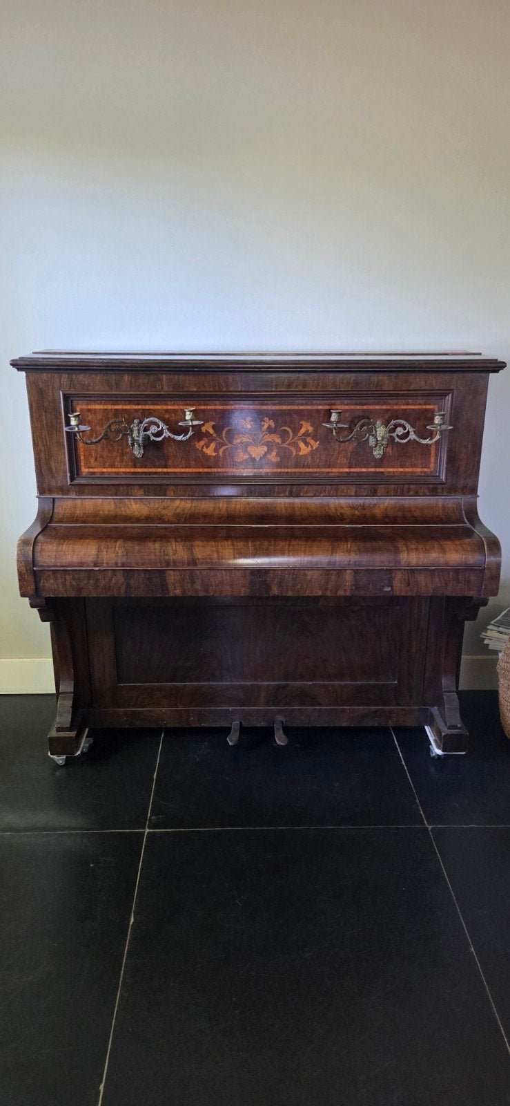 Antieke Curry Bros Ltd Piano - Newcastle-on-Tyne, Ophalen of Verzenden, Gebruikt, Bruin, Piano