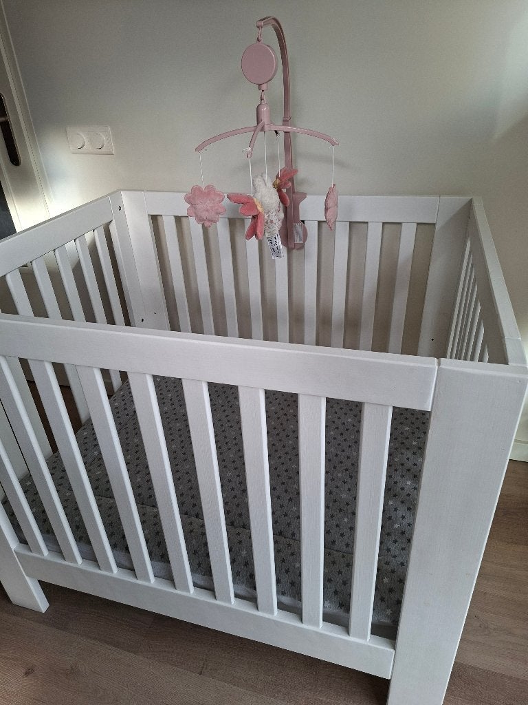 Box en mobiel, Kinderen en Baby's, Boxen, Ophalen, Gebruikt, Vierkant, In hoogte verstelbaar