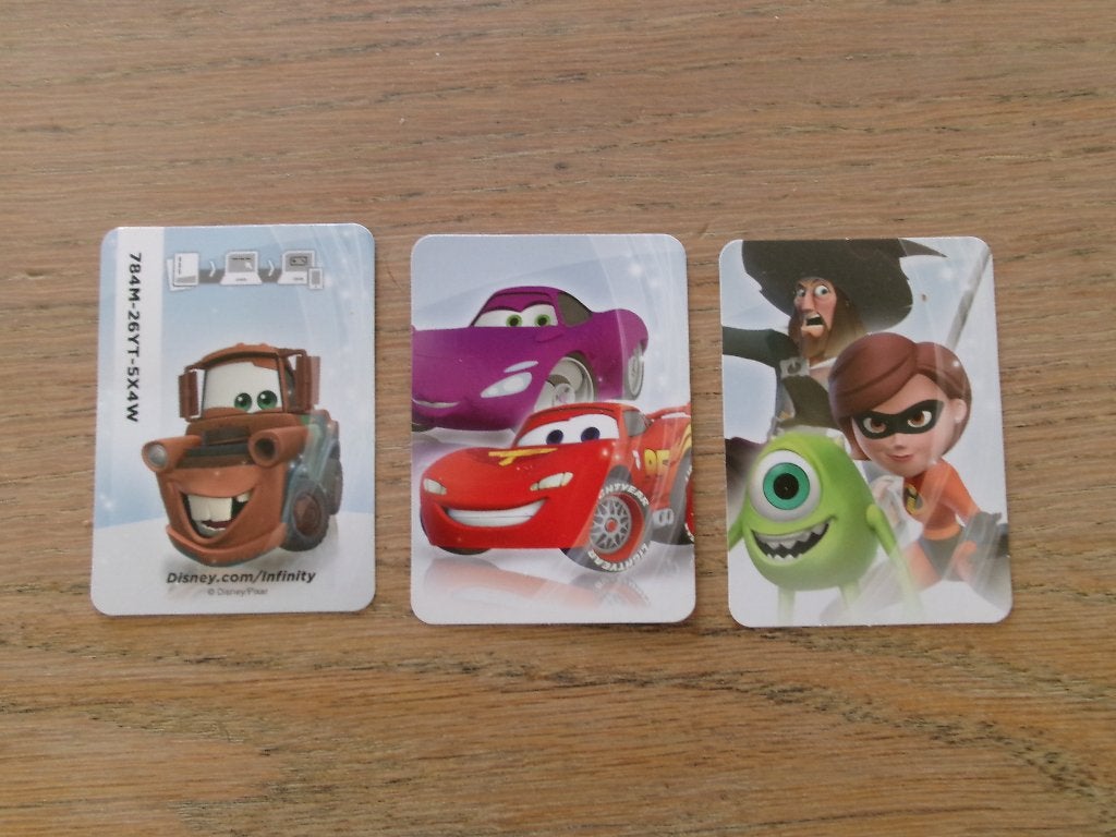 Disney infinity, Verzenden, Overige figuren, Zo goed als nieuw, Papier, Kaart of Schrift