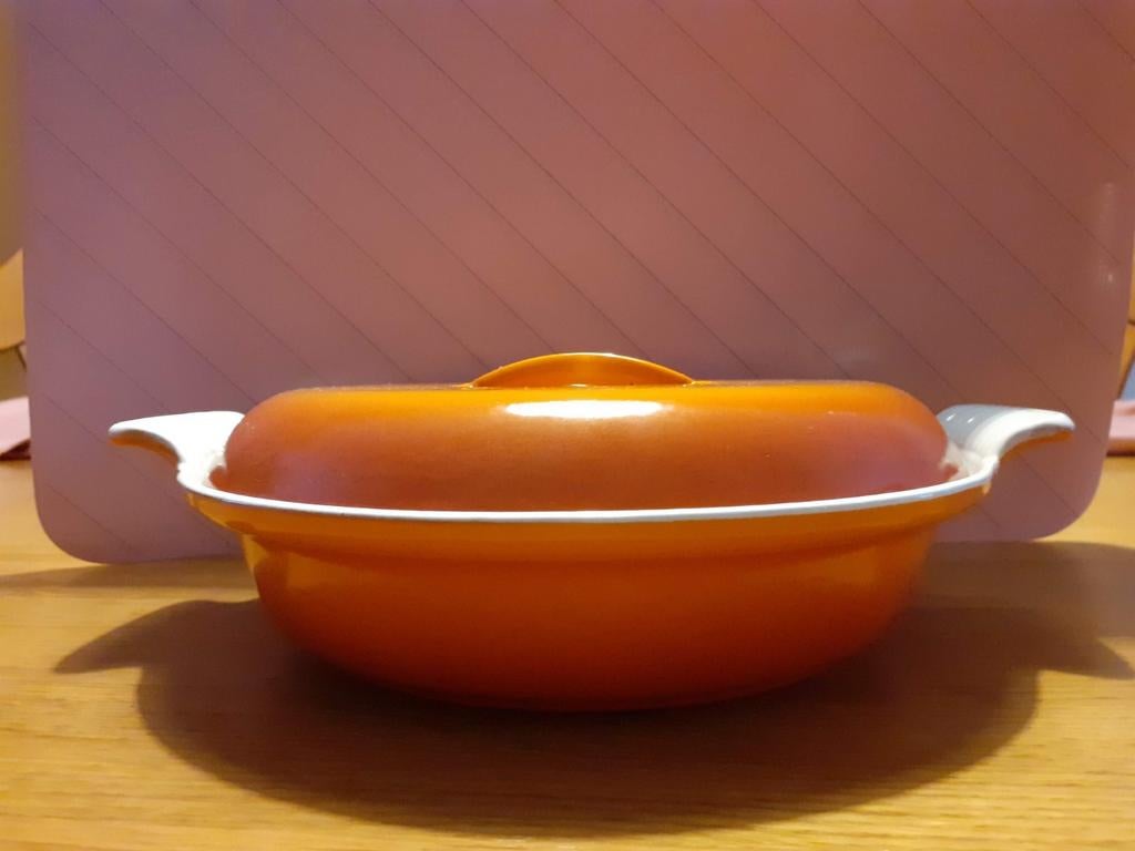 Gietijzer drie vaks schaaltje, Ophalen of Verzenden