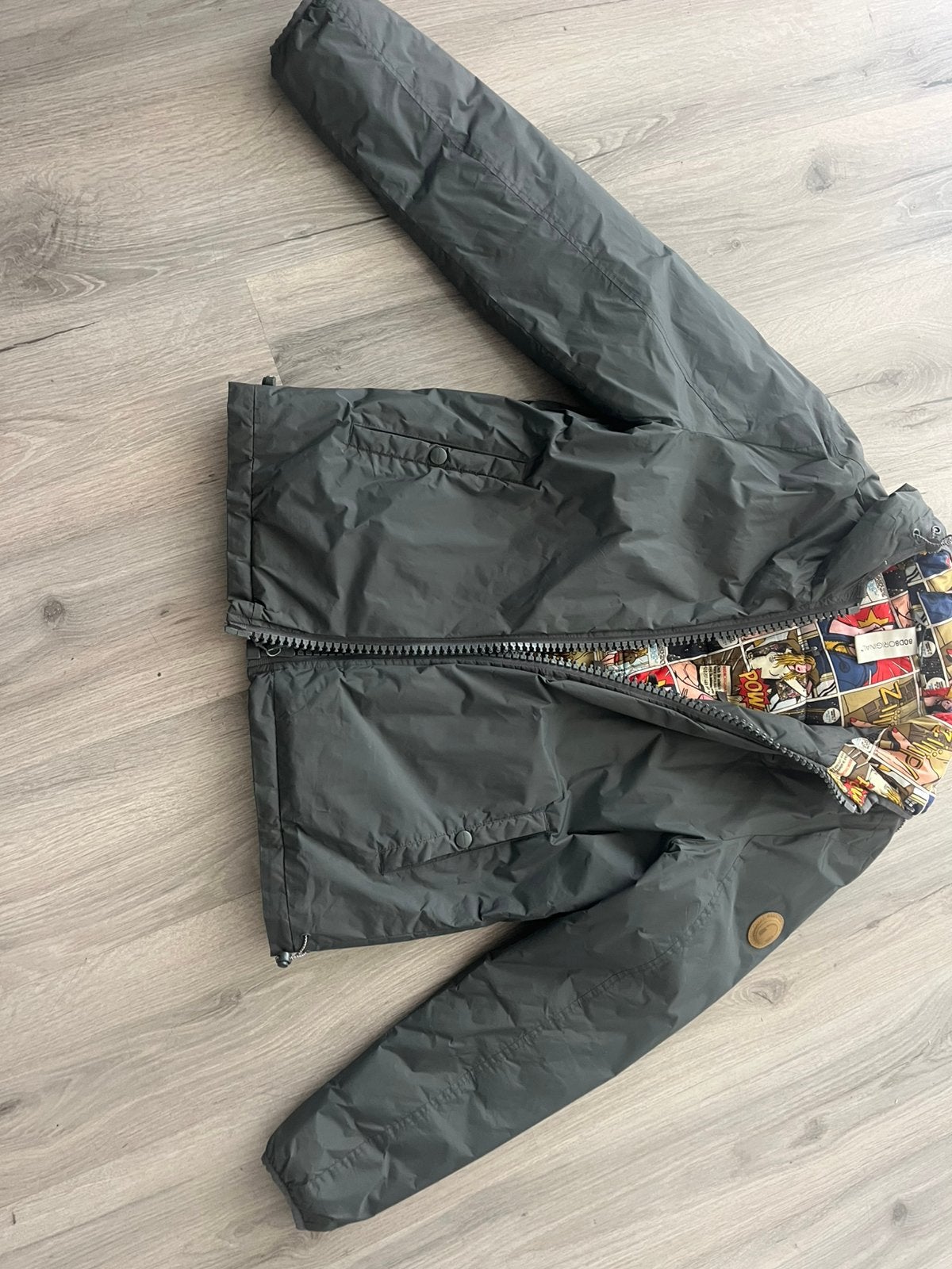Heren jas, Ophalen, Gedragen, Maat 56/58 (XL), Groen