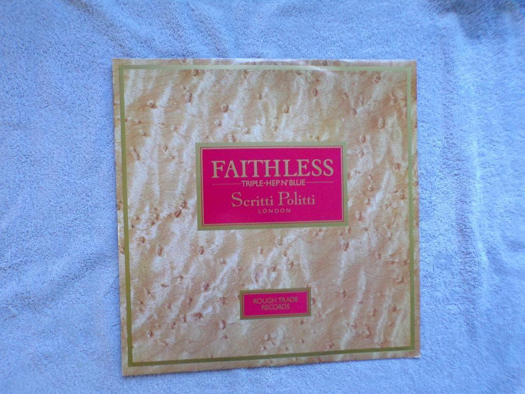 Scritti Politti - FAITHLESS ( MAXI ), Inclusief binnenhoes, Verzenden, Gebruikt, 12 inch
