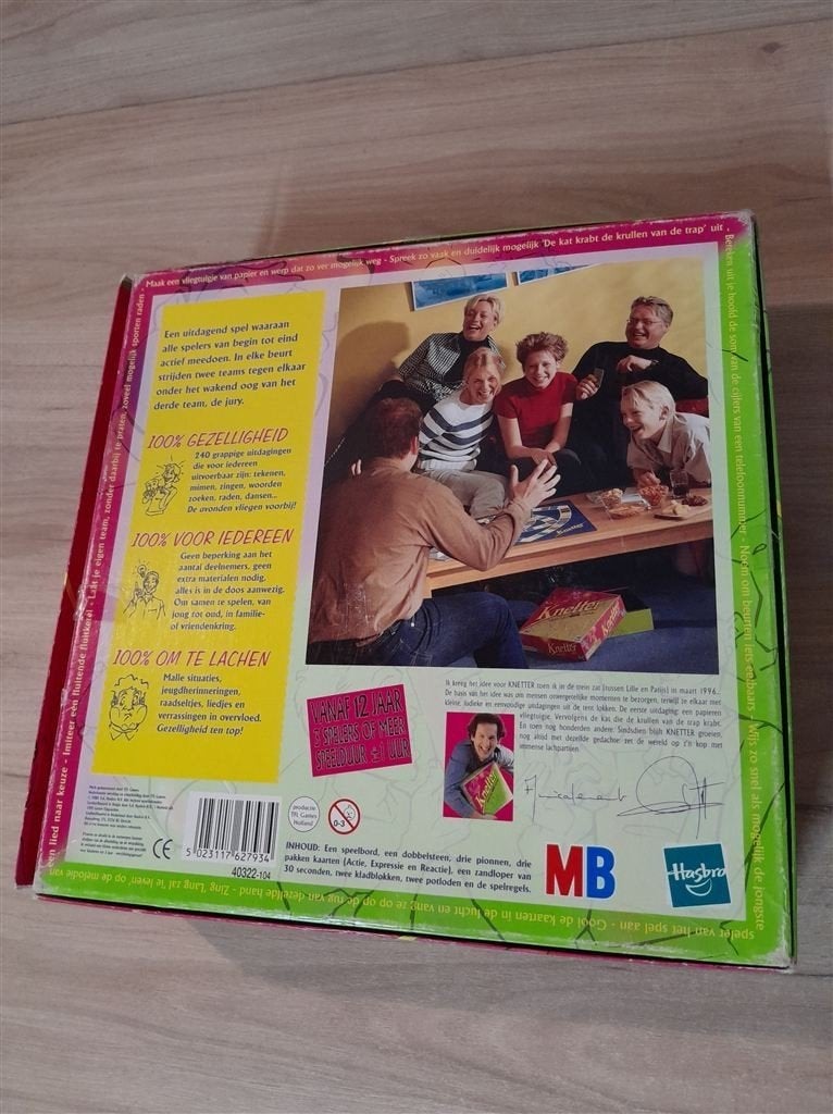 Knetter een te gek spel - s5361, Hobby en Vrije tijd, Gezelschapsspellen | Bordspellen, Verzenden, Zo goed als nieuw