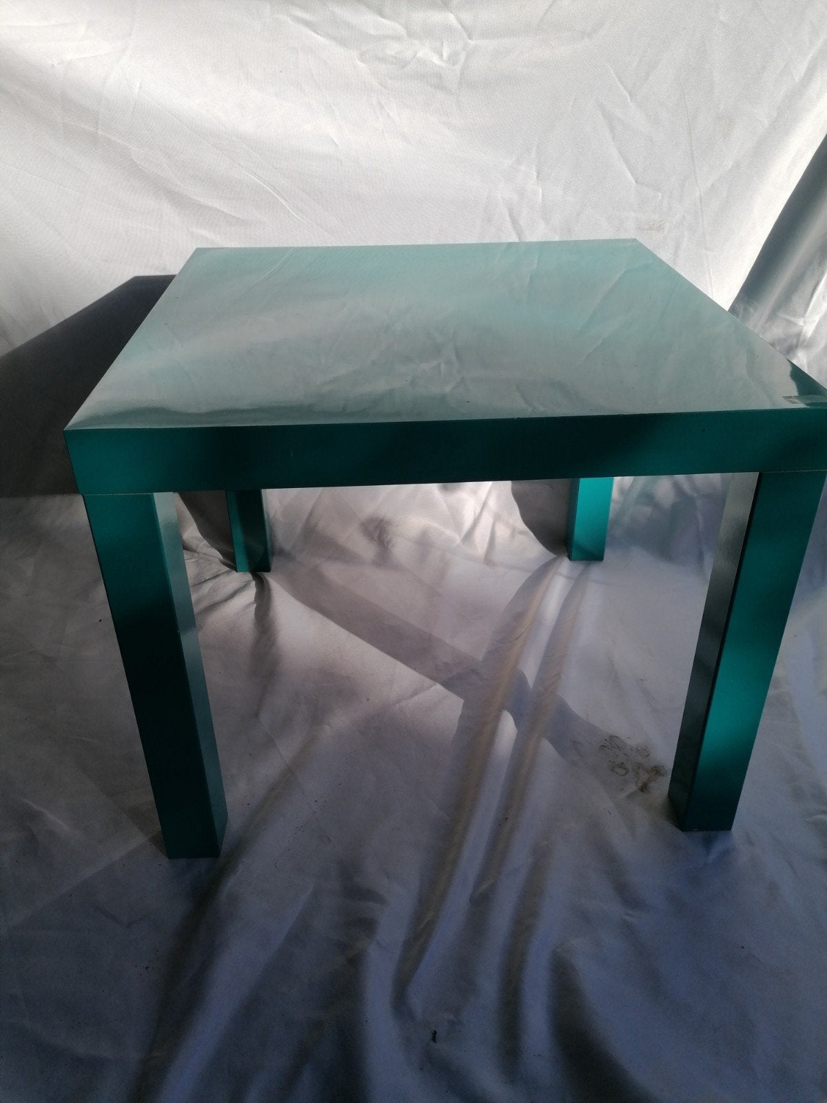 IKEA LACK bijzettafel - blaue, Ophalen, Minder dan 50 cm, Gebruikt, Vierkant